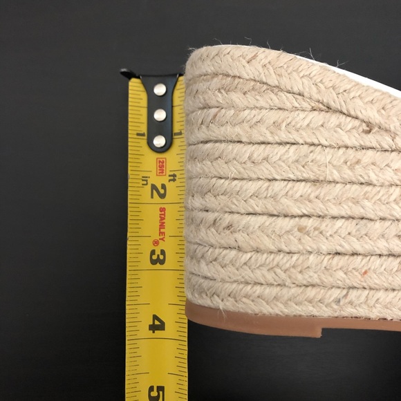 Kate Spade Tia laser cut wedge slip on sandals - Picture 4 of 7